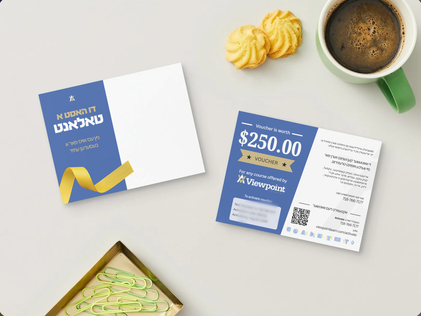 Viewpoint voucher invitation